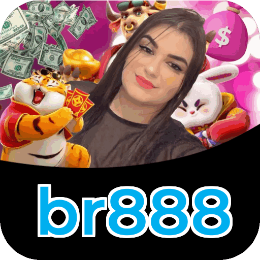 Interface do aplicativo br888 mostrando jogos disponíveis no iOS e Android